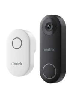 Reolink 2K+ Video Doorbell WiFi & PoE Smart Outdoor Home Video Intercom Human Detection Wired Door Bell with Chime Support Alexa