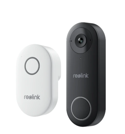 Reolink 2K+ Video Doorbell WiFi & PoE Smart Outdoor Home Video Intercom Human Detection Wired Door Bell with Chime Support Alexa